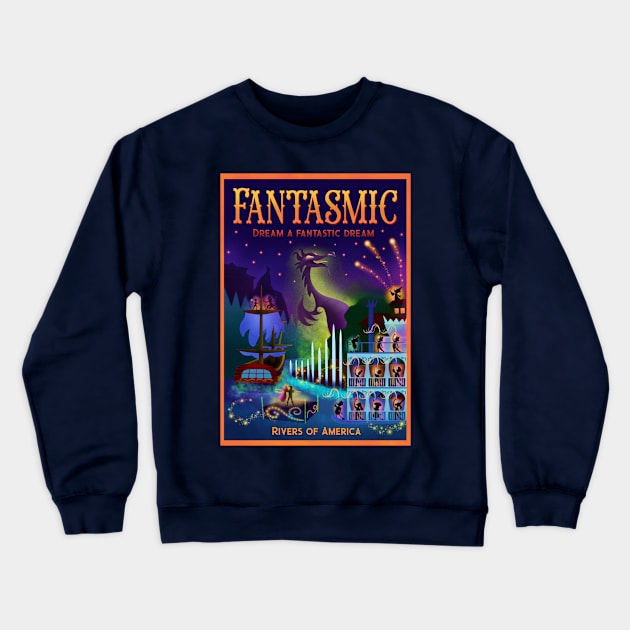 A Journey Beyond Your Wildest Imagination Crewneck Sweatshirt by Drawn By Bryan